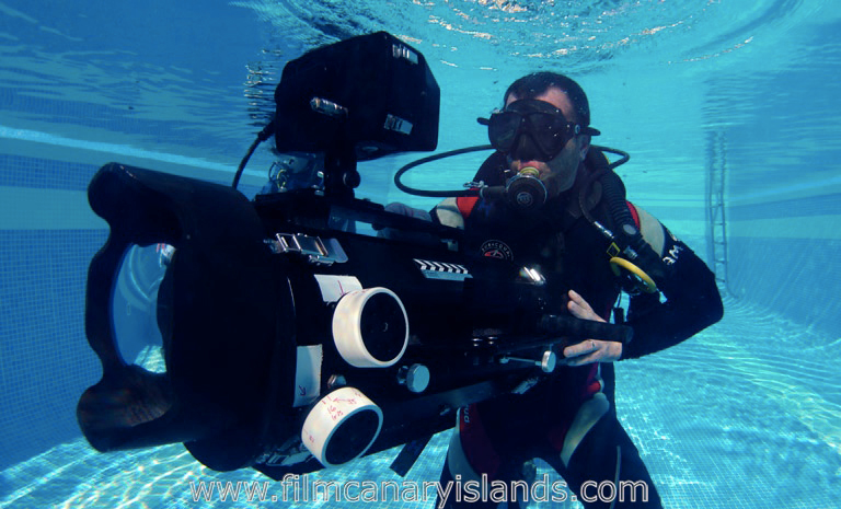 Underwater filming, Film Canary Islands